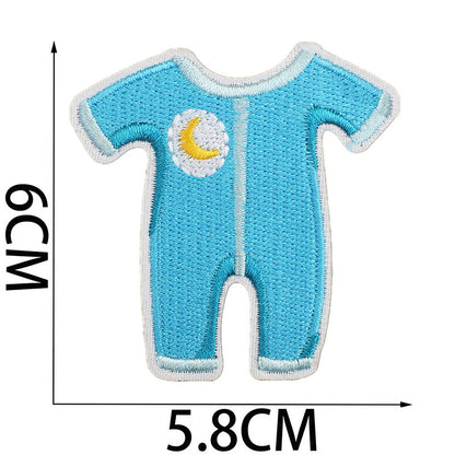 Bordir Patch Karakter Kartun Baby Girl Boy Shower Series Iron On Iron Patch Setrika Baju