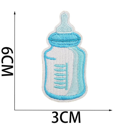 Bordir Patch Karakter Kartun Baby Girl Boy Shower Series Iron On Iron Patch Setrika Baju