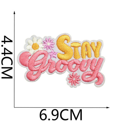 Bordir Patch Kata Kata Tulisan Pesan Inspirational Quote Words Series Iron On Iron Patch Setrika Baju A
