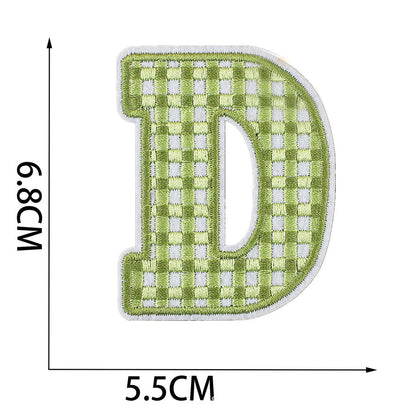 Bordir Patch Huruf Abjad Capital Letter Easter Series Iron On Iron Patch Setrika Baju Tema Paskah