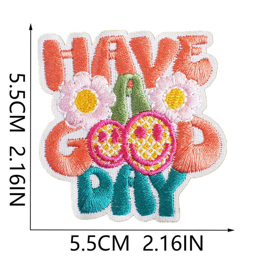 Bordir Patch Kata Kata Tulisan Pesan Inspirational Quote Words Series Iron On Iron Patch Setrika Baju A