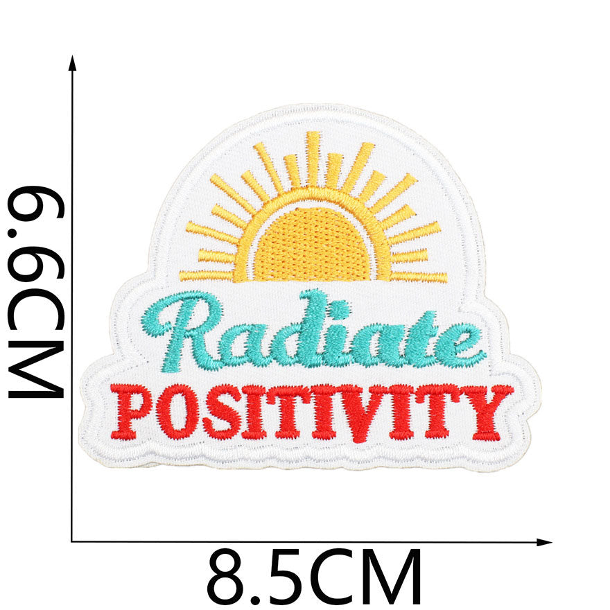 Bordir Patch Kata Kata Tulisan Pesan Inspirational Quote Words Series Iron On Iron Patch Setrika Baju A