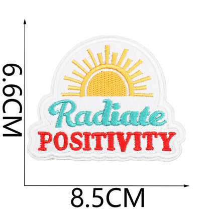 Bordir Patch Kata Kata Tulisan Pesan Inspirational Quote Words Series Iron On Iron Patch Setrika Baju A