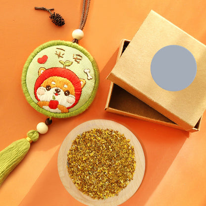 DIY Set Gantungan Sulam Animal Pendant Embroidery Kit 2