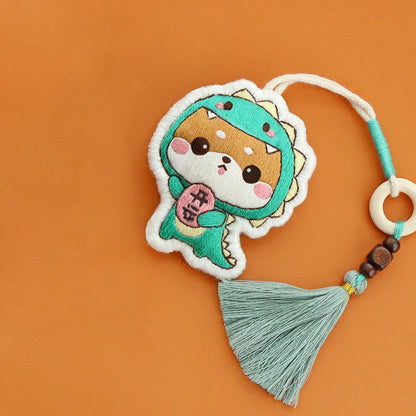 DIY Set Gantungan Sulam Animal Hewan Binatang Lucu Keychain Pendant Embroidery Kit