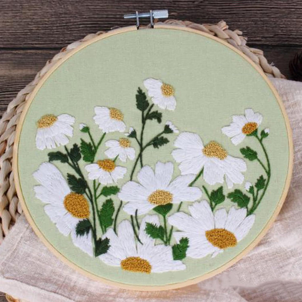 DIY Paket Sulam Tangan Set Menyulam Hand Embroidery Needle Kit Jahit Bordir seri A