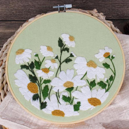 DIY Paket Sulam Tangan Set Menyulam Hand Embroidery Needle Kit Jahit Bordir seri A