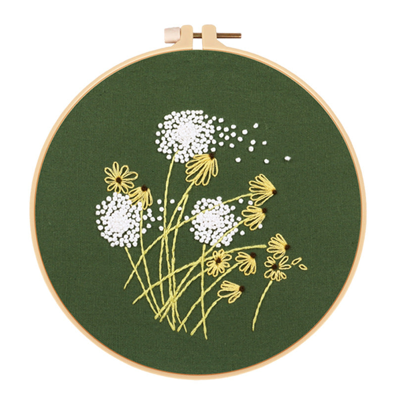 DIY Paket Sulam Tangan Set Menyulam Hand Embroidery Needle Kit Jahit Bordir seri A