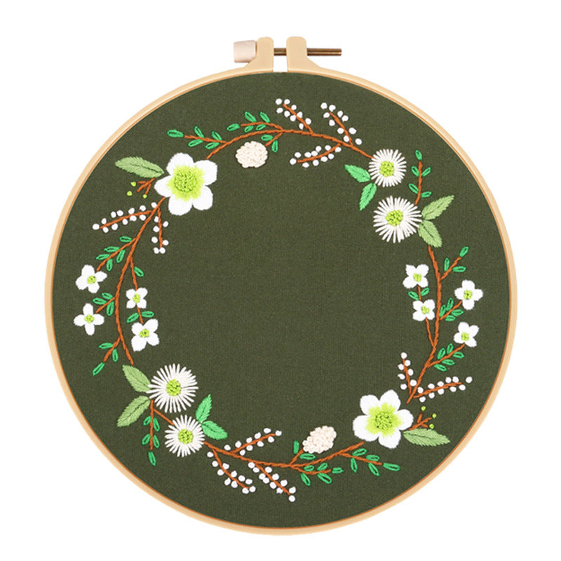 DIY Paket Sulam Tangan Set Menyulam Hand Embroidery Needle Kit Jahit Bordir seri A