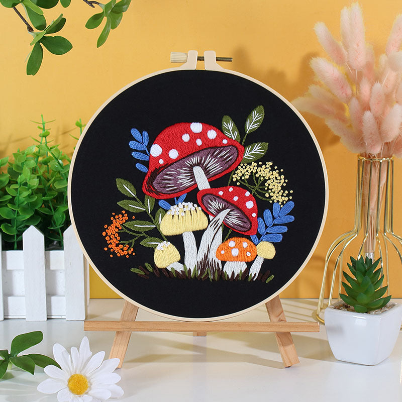 DIY Paket Sulam Tangan Set Menyulam Hand Embroidery Needle Kit Jahit Bordir seri A