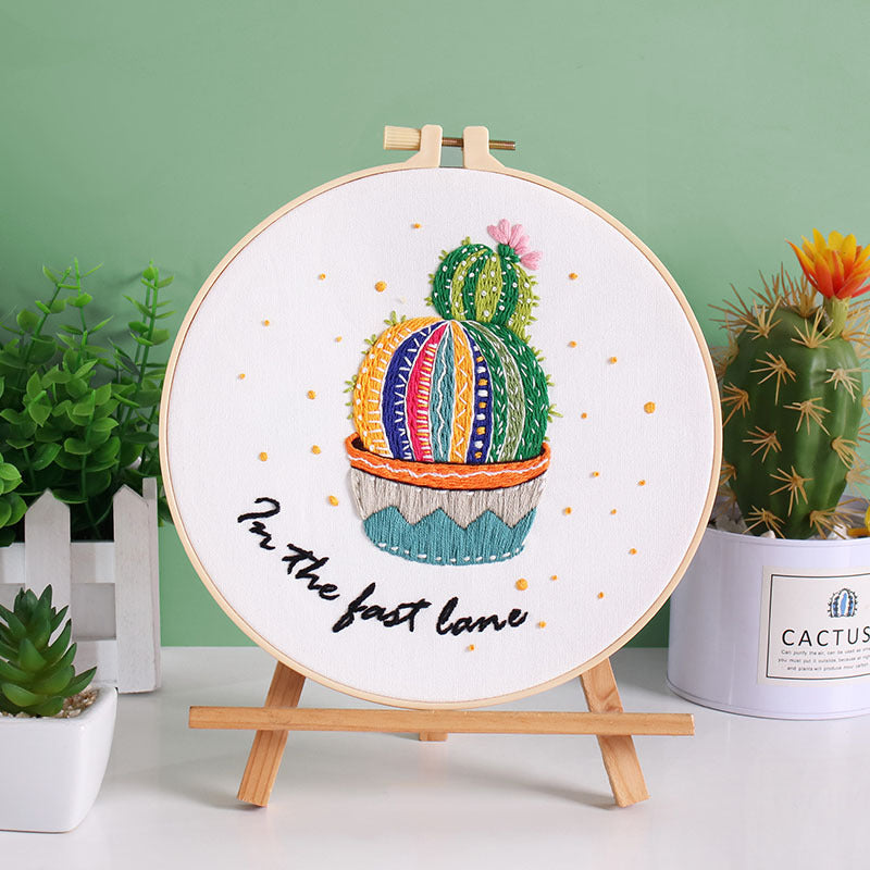 DIY Paket Sulam Tangan Set Menyulam Hand Embroidery Needle Kit Jahit Bordir seri A