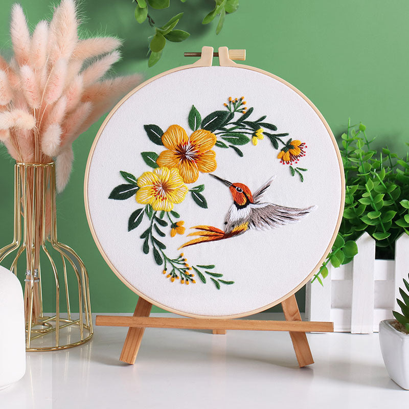 DIY Paket Sulam Tangan Set Menyulam Hand Embroidery Needle Kit Jahit Bordir seri A