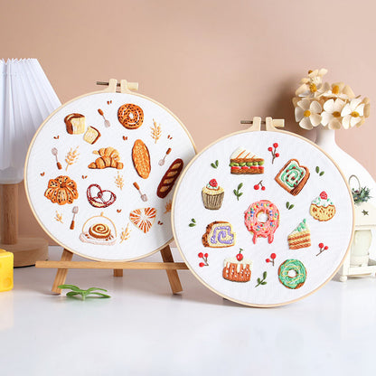 DIY Paket Sulam Tangan Set Menyulam Hand Embroidery Needle Kit Jahit Bordir Halloween Birthday Event