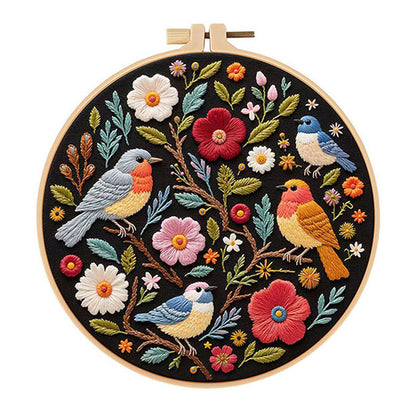 DIY Paket Sulam Tangan Set Menyulam Hand Embroidery Needle Kit Jahit Bordir Hewan Binatang Animal