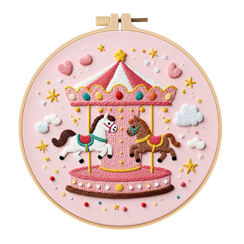 DIY Paket Sulam Tangan Set Menyulam Hand Embroidery Needle Kit Jahit Bordir Halloween Birthday Event