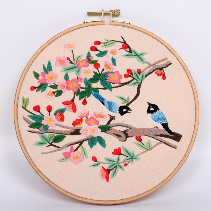 DIY Paket Sulam Tangan Set Menyulam Hand Embroidery Needle Kit Jahit Bordir Hewan Binatang Animal