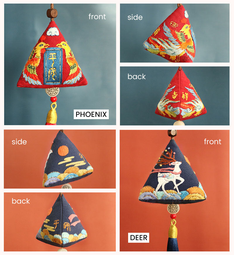 DIY Set Gantungan Sulam Animal Pendant Embroidery Kit Car Accessories 3