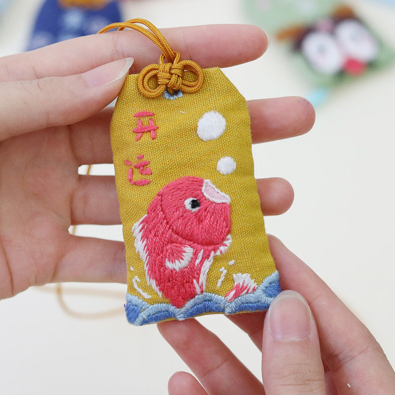 DIY Set Gantungan Sulam Animal Pendant Embroidery Kit