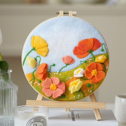 DIY Wool Felt Craft Needle Wool Felting Seri Landscape Kerajinan Tangan