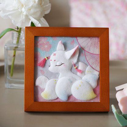 DIY Wool Felt Craft Needle Wool Felting Seri Animal Karakter Kerajinan Tangan