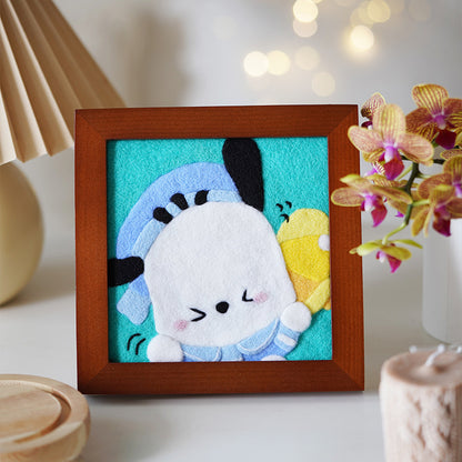 DIY Wool Felt Craft Needle Wool Felting Seri Animal Karakter Kerajinan Tangan