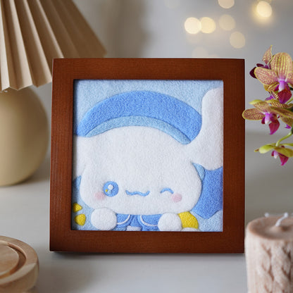 DIY Wool Felt Craft Needle Wool Felting Seri Animal Karakter Kerajinan Tangan