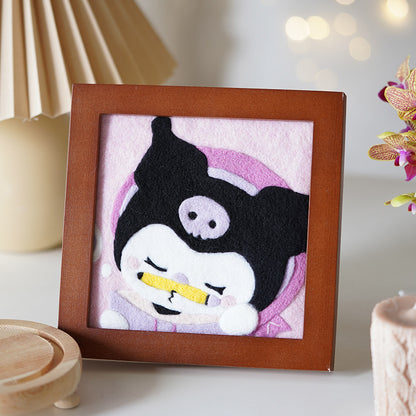 DIY Wool Felt Craft Needle Wool Felting Seri Animal Karakter Kerajinan Tangan