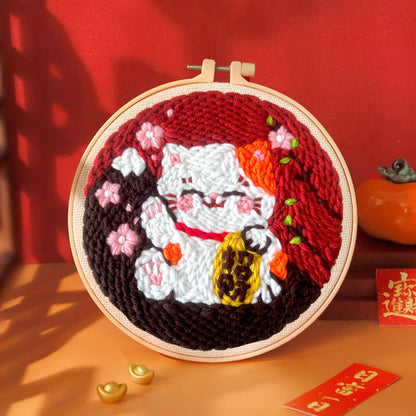 DIY Set Sulam Karakter Punch Needle Kit Seri H