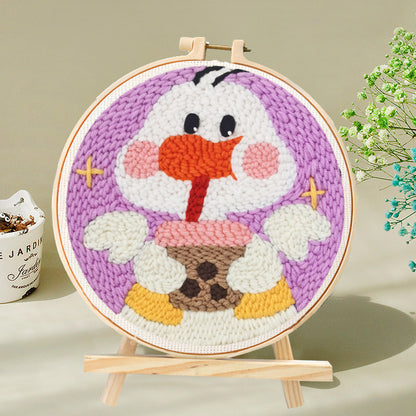 DIY Set Sulam Karakter Punch Needle Kit Seri I