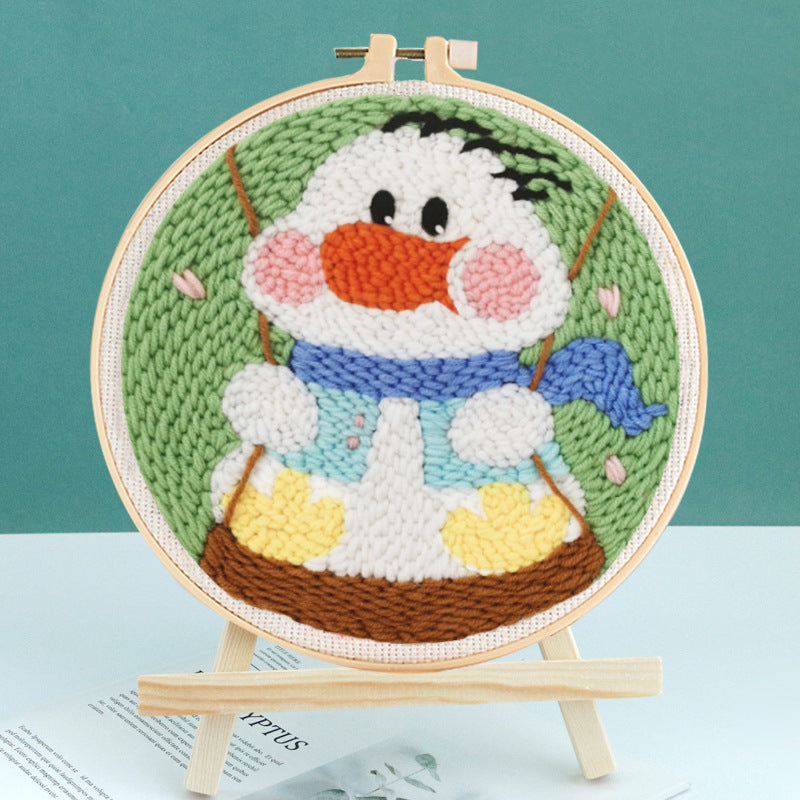 DIY Set Sulam Karakter Punch Needle Kit Seri I