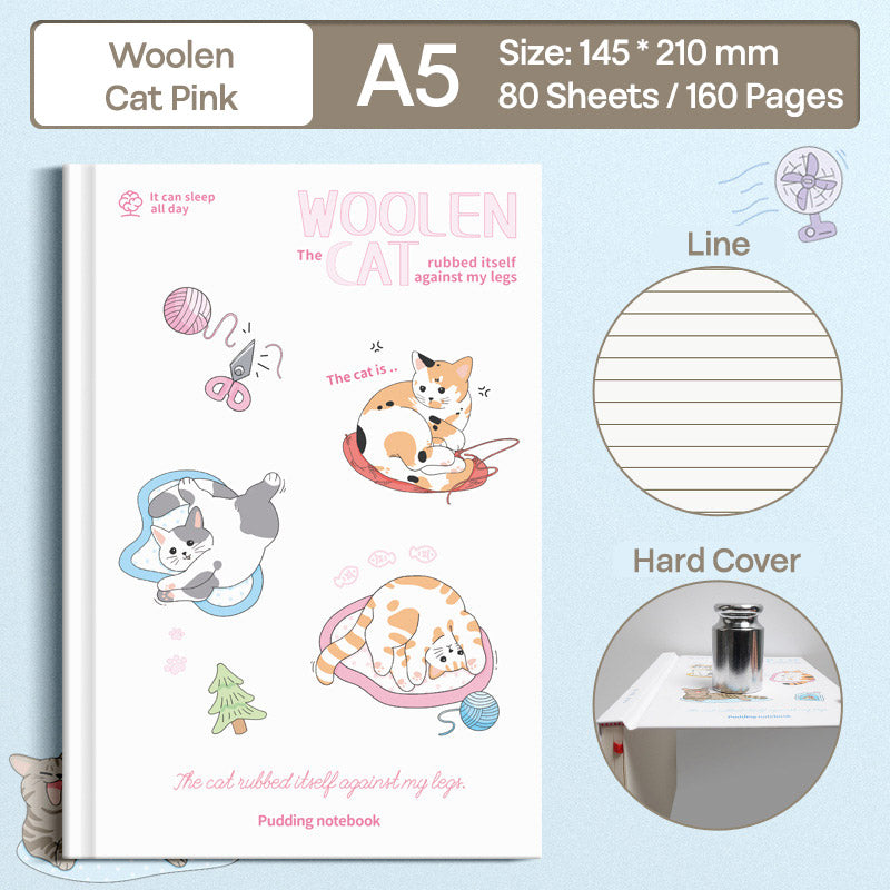 Buku Notebook A5 Hard Cover Halaman Bergaris SBCA580