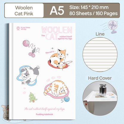 Buku Notebook A5 Hard Cover Halaman Bergaris SBCA580
