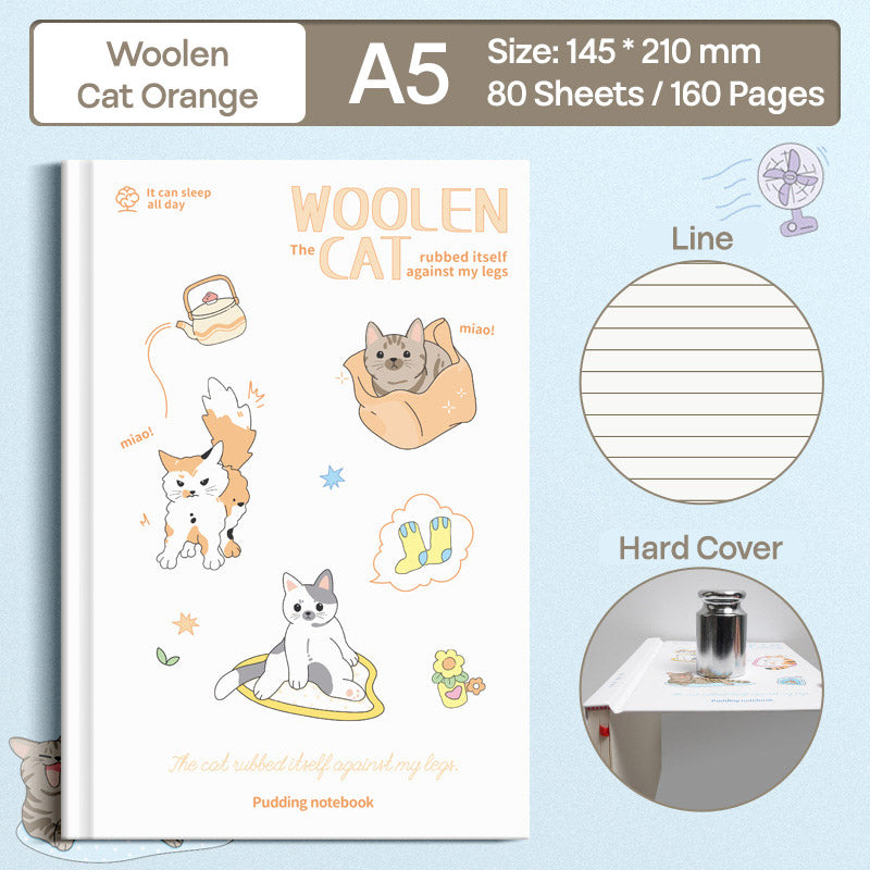 Buku Notebook A5 Hard Cover Halaman Bergaris SBCA580