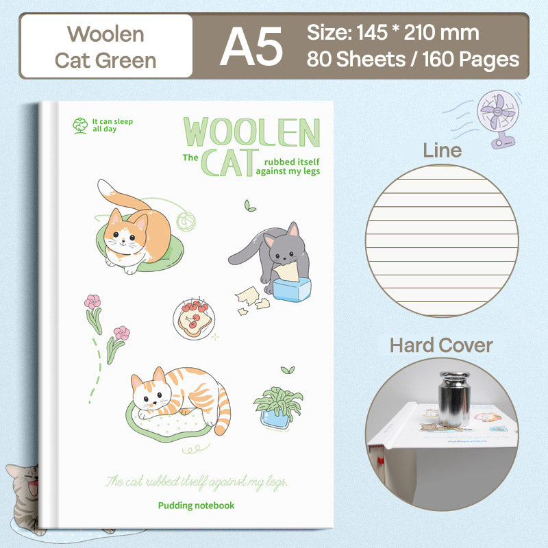 Buku Notebook A5 Hard Cover Halaman Bergaris SBCA580