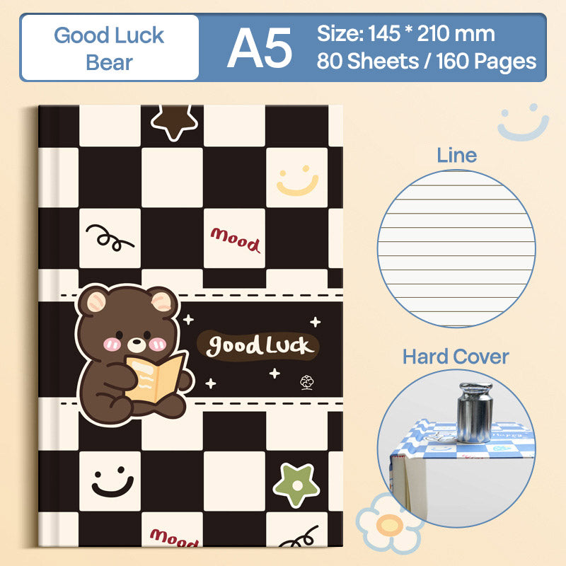 Buku Notebook A5 Hard Cover Halaman Bergaris SBCA580