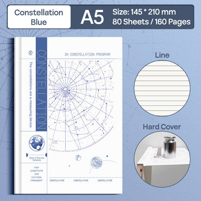 Buku Notebook A5 Hard Cover Halaman Bergaris SBCA580