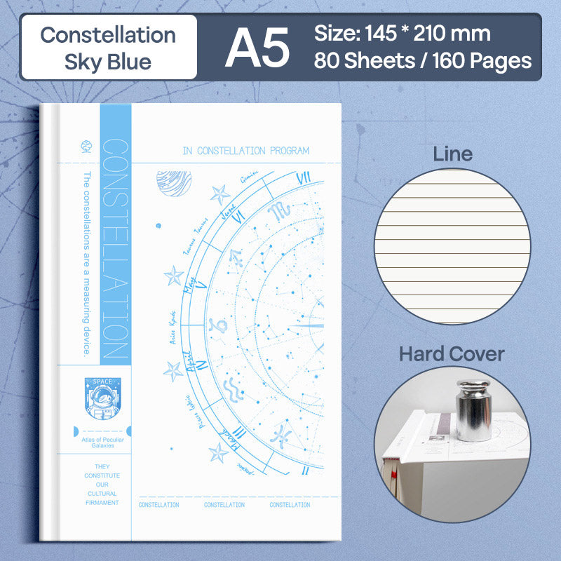 Buku Notebook A5 Hard Cover Halaman Bergaris SBCA580