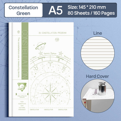 Buku Notebook A5 Hard Cover Halaman Bergaris SBCA580