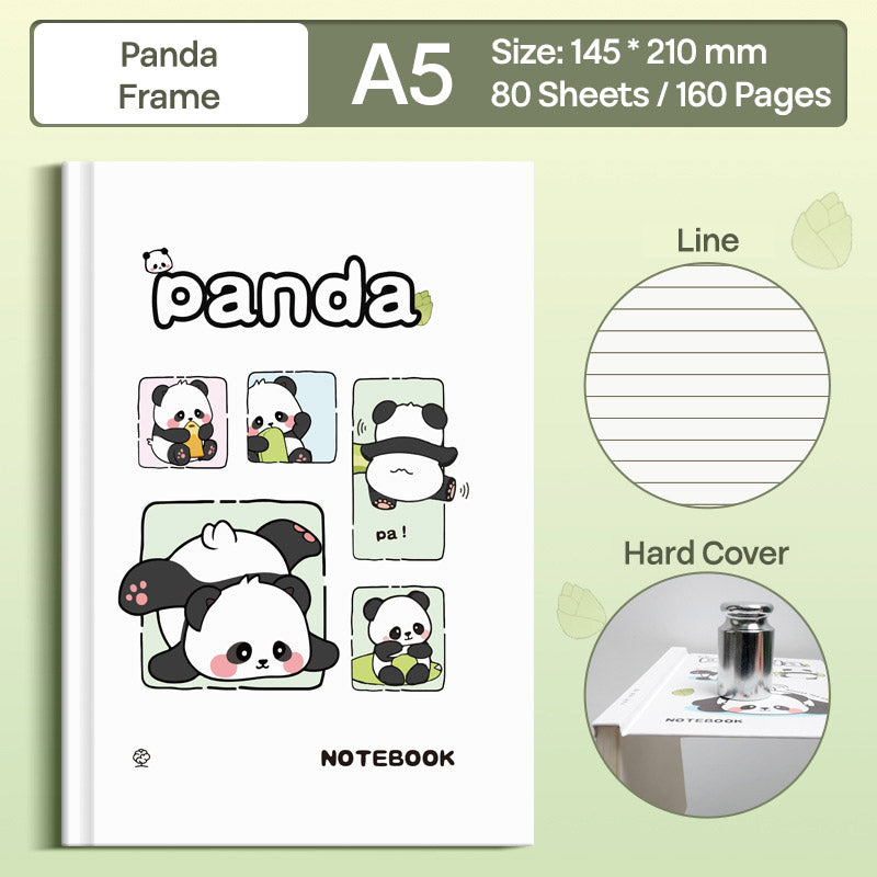Buku Notebook A5 Hard Cover Halaman Bergaris SBCA580