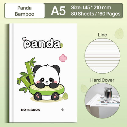 Buku Notebook A5 Hard Cover Halaman Bergaris SBCA580