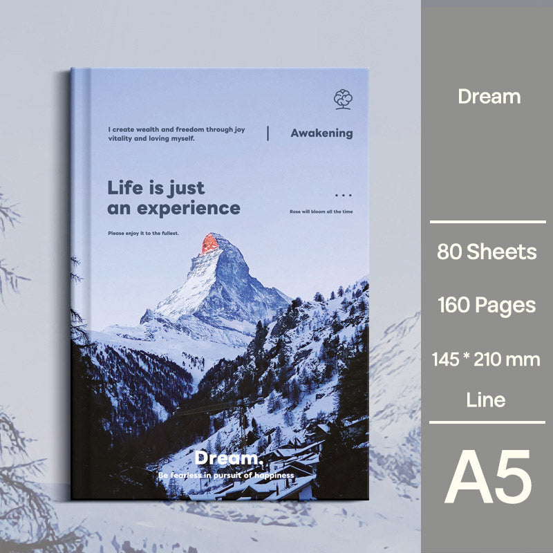 Buku Notebook A5 Hard Cover Halaman Bergaris SBCA580