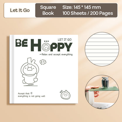 Buku Notebook Kotak Hard Cover Halaman Bergaris SBCS100
