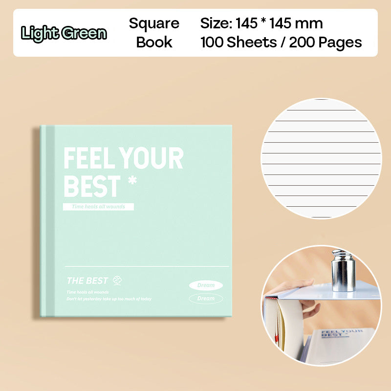 Buku Notebook Kotak Hard Cover Halaman Bergaris SBCS100