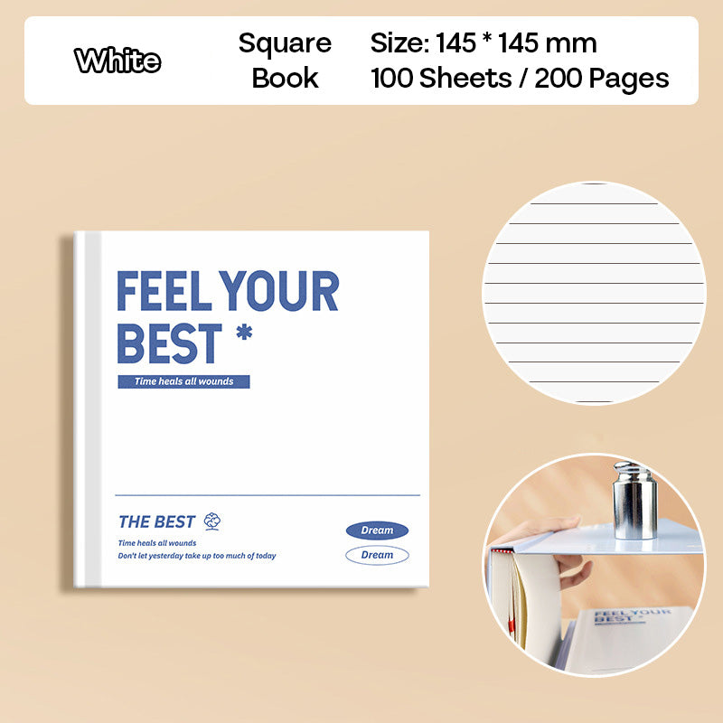 Buku Notebook Kotak Hard Cover Halaman Bergaris SBCS100