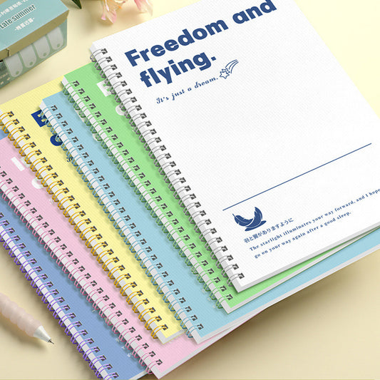 Buku Notebook A5 Full Ring Halaman Bergaris SBFA560