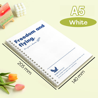 Buku Notebook A5 Full Ring Halaman Bergaris SBFA560