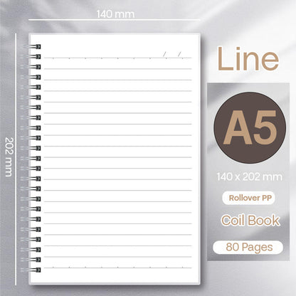 Buku Notebook Ring Atas dan Kiri A5 A6 B5 SBP SBF