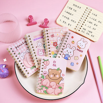Buku Notebook A7 Full Ring Halaman Bergaris SBFA780