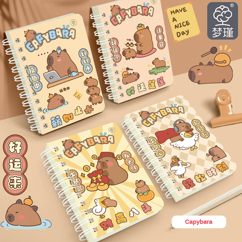 Buku Notebook A7 Full Ring Halaman Bergaris SBFA780