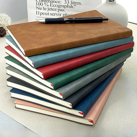 Buku Notebook A5 Kulit Halaman Bergaris SBHA580